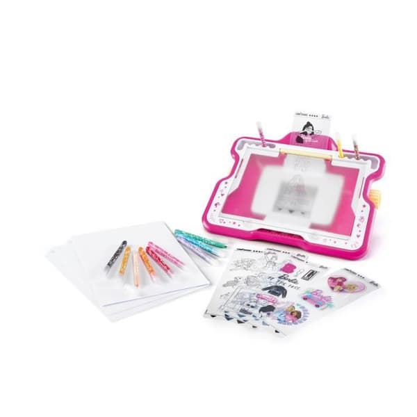 Maped Creativ - Lumi'Board Barbie - Upplyst maskin för att lära sig rita - Från 5 år