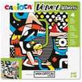 Miniatyrbild 1 av 2: Färgläggningsillustrationer - CARIOCA - Set med 4 i sammet - Utvecklar finmotorik - Kreativitet - Unisex