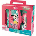 Miniatyrbild 1 av 2: Skål med vattenflaska Minnie Mouse Rosa 21 x 18 x 7 cm