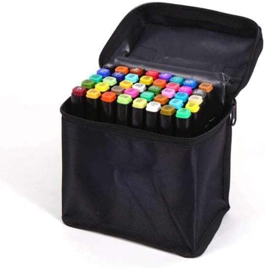 Filtpennor för barn, smarkörpennor, lämpliga för barn och vuxna, inklusive svart fodral 40pcs