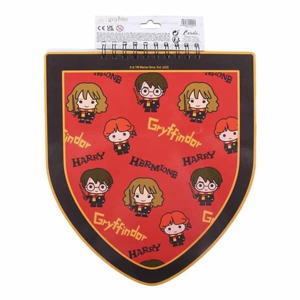 Brevpapper Set Harry Potter Röd Anteckningsbok (30 x 30 x 1 cm)