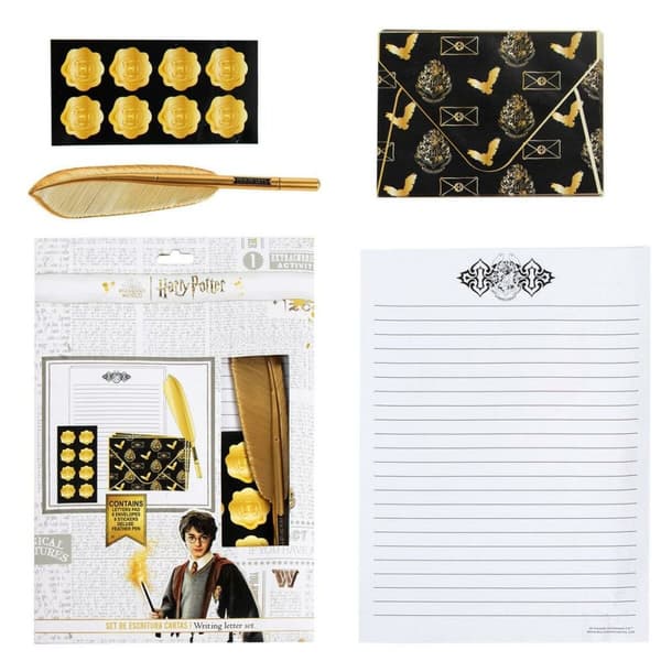 Brevpapper Set Harry Potter Vit 21,5 x 32,0 x 0,8 cm