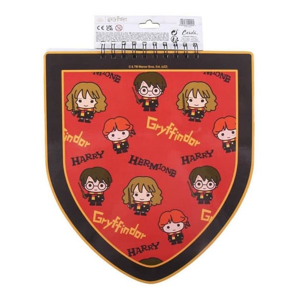 Brevpapper Set Harry Potter Röd Anteckningsbok (30 x 30 x 1 cm)