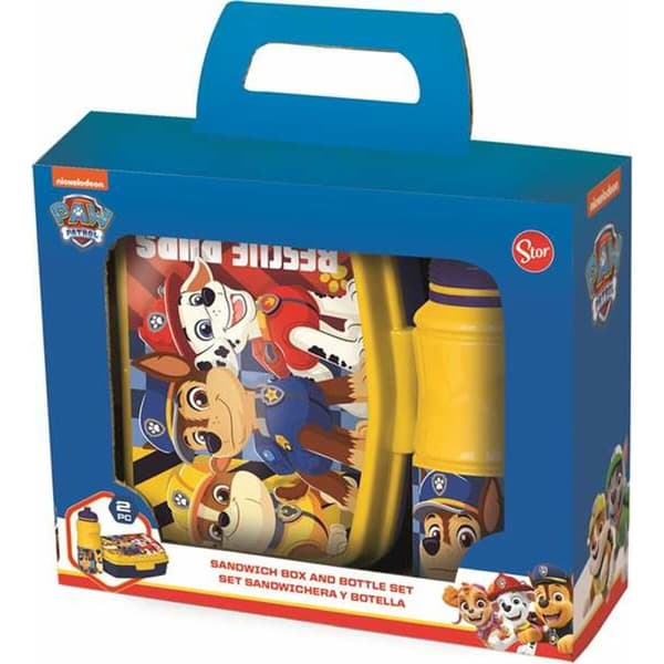 Skål med vattenflaska The Paw Patrol Boy Rescue Pups