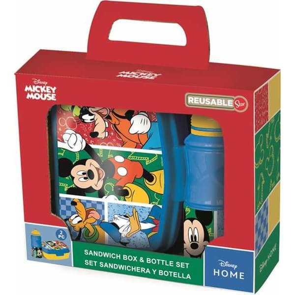 Matboks med flaske Mickey Mouse Mickey Has Fun