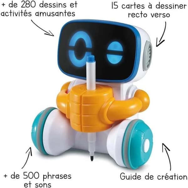 Croki Artist Robot - VTECH - Pedagogisk elektronisk leksak - Ritning och kodning