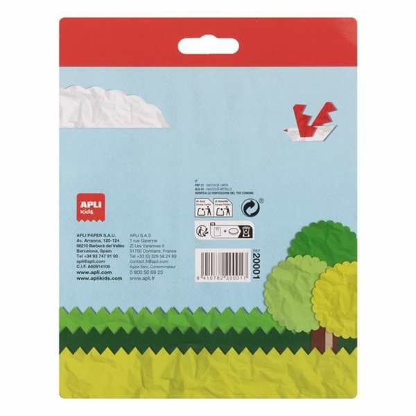 Pappershantverksspel Apli Set med saxar Multicolour 13,5 cm