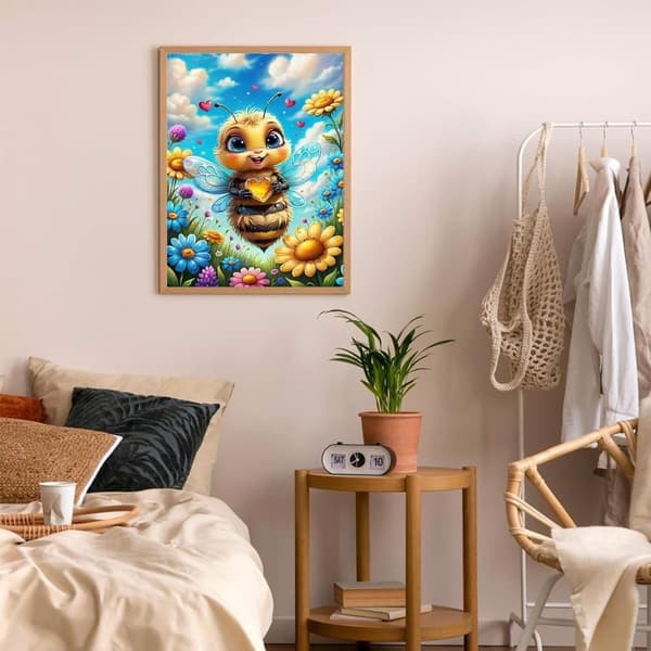 Bomclap Bee Timanttimaalaus - Kodinsisustus, 30x40 cm