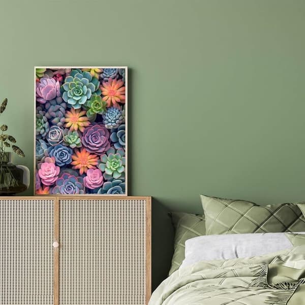 Bomclap Succulenter Diamantmålning - Nybörjarsats, 30x40 cm