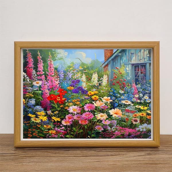 Bomclap Diamantpussel för vuxna, Vildblommor Diamantmålning - 5D Full Drill DIY Sällskapspaket 30x40 cm