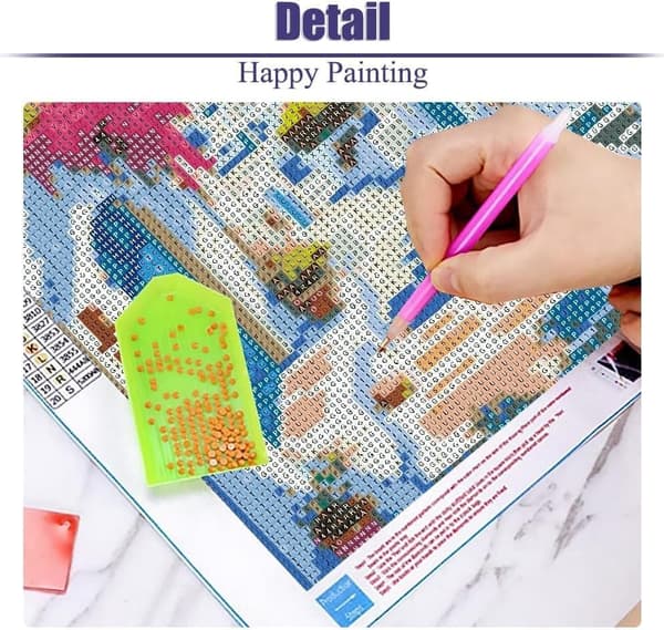 Bomclap Diamantpussel Vuxna - Landskap 5D Full Drill Kristallkonst, DIY Heminredning 12x16 tum