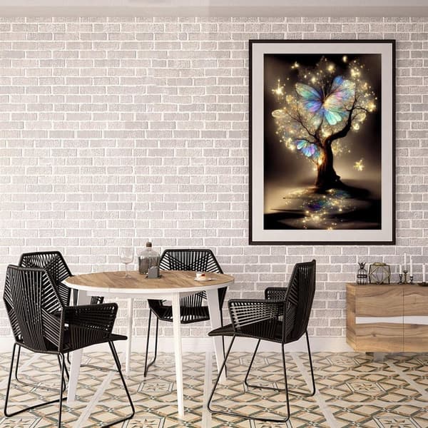 Bomclap Livets Träd Diamantpussel - 5D Full Drill Smyckesmålning för Vuxna, DIY Inredning 30x40 cm