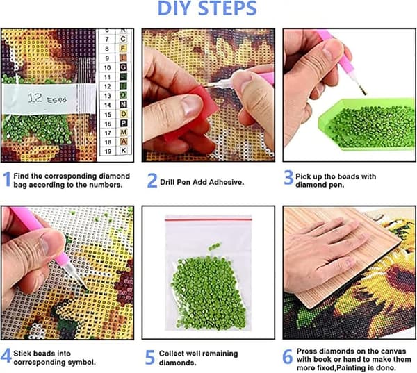 Bomclap Starry Sky 5D Diamond Painting - Täysin porattu korutaide aloittelijoille, DIY yövalon koristelu