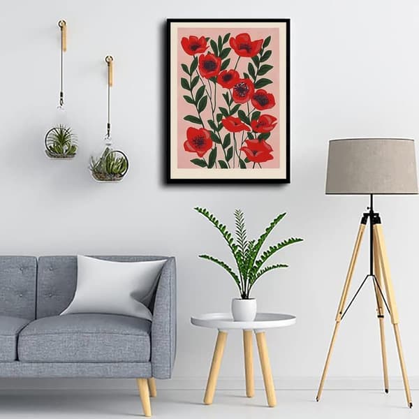 Bomclap Blomsterkartong 5D Diamantkonst - Fullborrad Smyckesbild, Modern Väggdékor 30x40 cm