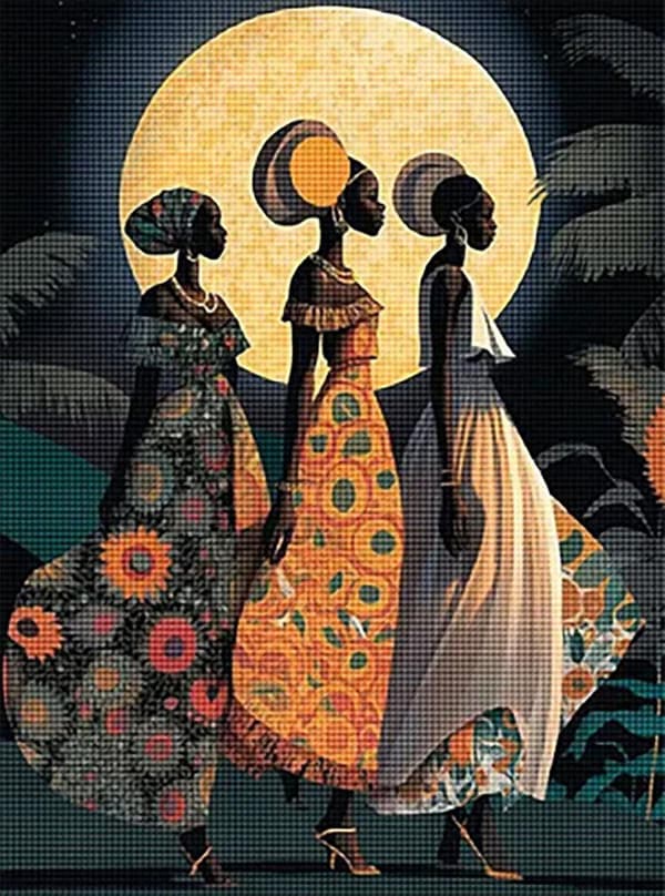 Bomclap Sunrise 5D Diamond Puzzle - Full Drill korutaide keittiöön/olohuoneeseen 30x40 cm
