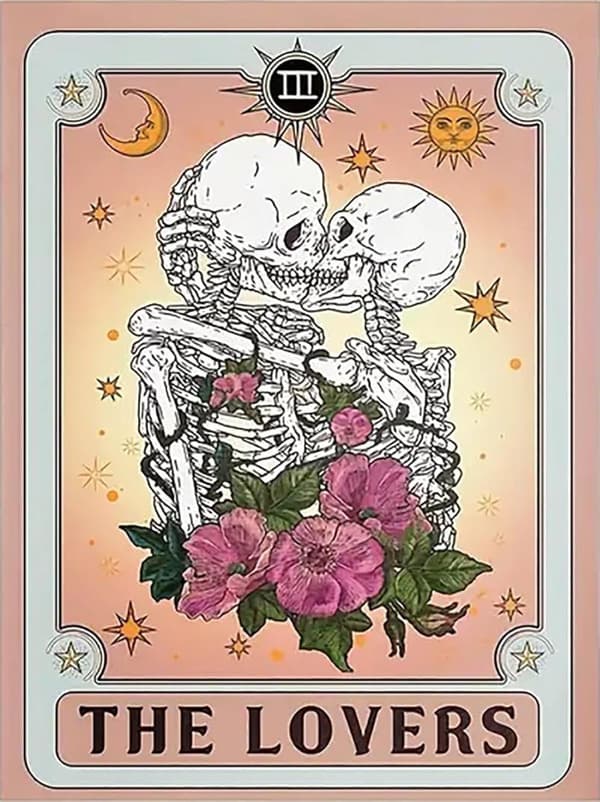 Bomclap Skull Fan 5D Diamond Art - Goottilainen korukuva kristalleilla, täysi pora 30x40 cm