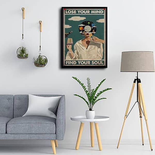 Bomclap Lose Your Mind, Find Your Soul Diamond Puzzle - 5D inspiroivaa korutaidetta, Full Drill Wall Art aikuisille