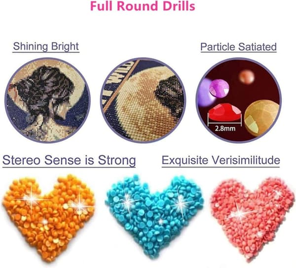 Bomclap Lose Your Mind, Find Your Soul Diamond Puzzle - 5D inspiroivaa korutaidetta, Full Drill Wall Art aikuisille