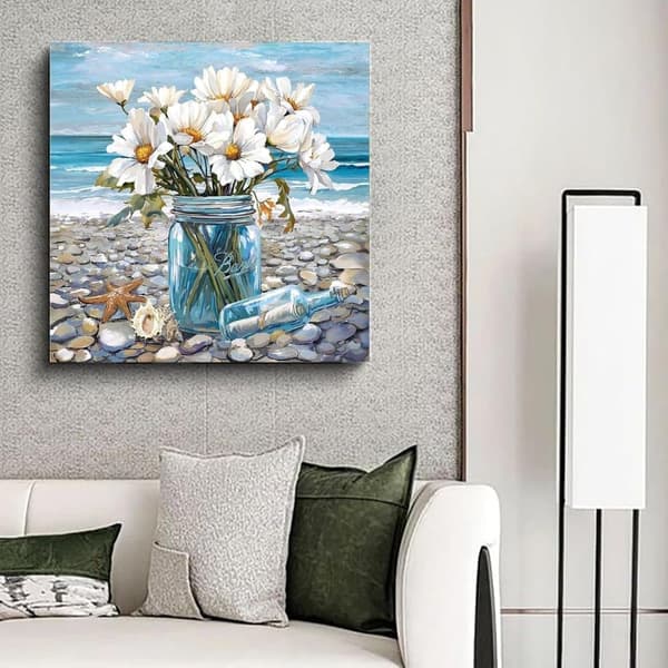 Bomclap Blommor Diamantpussel - 5D Fullborrad Smyckesbild för Nybörjare, DIY Hemslöjd 30x40 cm