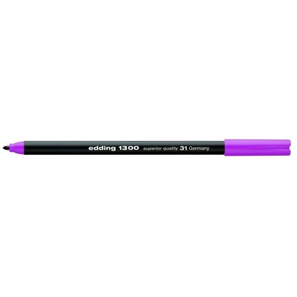 Edding Set med 5 färgpennor med kulspets 3 mm blek violett - e-1300