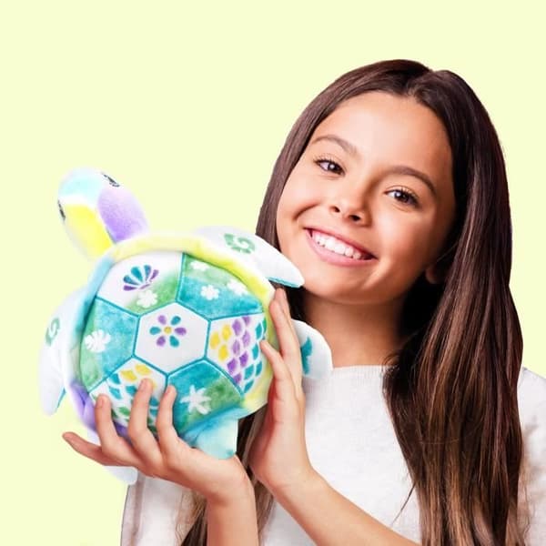 Airbrush Nature Turtle Plysch att anpassa - Canal Toys - OFG 280 - FSC® och GRS-certifieringar