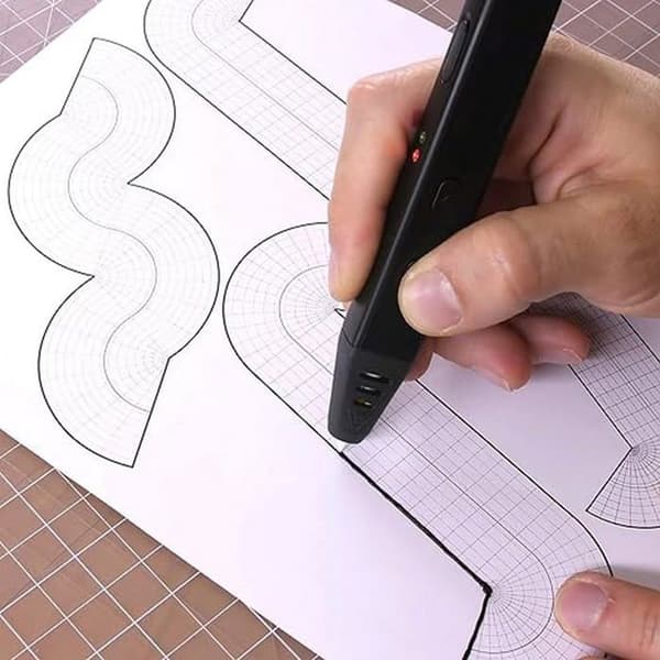 Mynt3d Ritsats - MP030-BK - Super 3D-penna, ABS och PLA-kompatibel 3D-utskriftspenna 1,75 mm