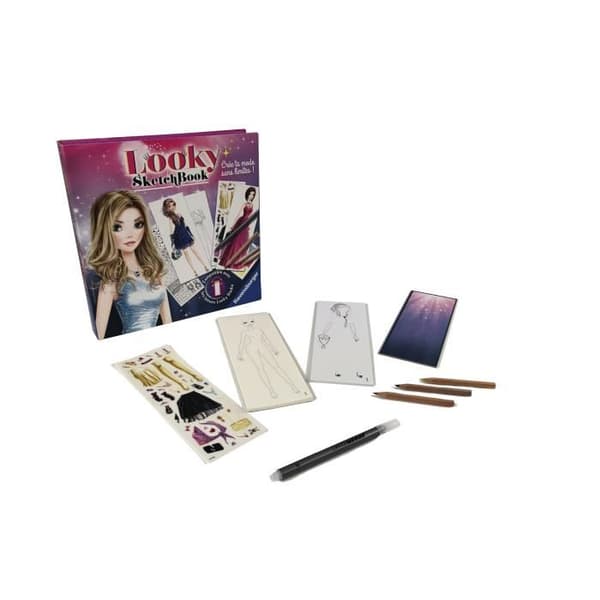 Looky Sketch book aftonklänningar - Ravensburger - Kreativa hobbies - Modeteckningar