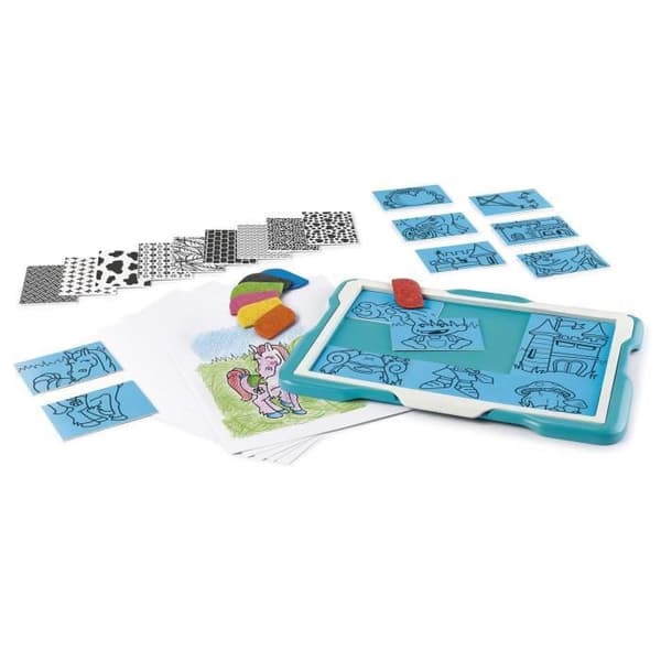Textur' Art ritplatta - MAPED CREATIV - Chateaux - Prinsessor