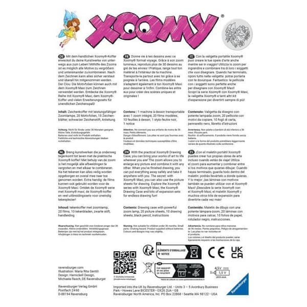 Ravensburger Xoomy® Midi Magical Universe bärbar ritmaskin för barn från 6 år och uppåt