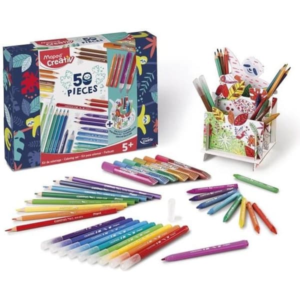 Färgsats - MAPED CREATIV - 50 stycken - Blandat - Från 5 år