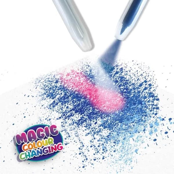 Blow airbrush-pennor - Magisk färgförändring