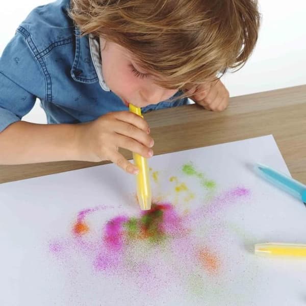 Blow airbrush-pennor - Magisk färgförändring