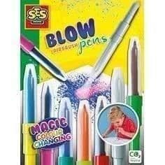 Blow airbrush-pennor - Magisk färgförändring