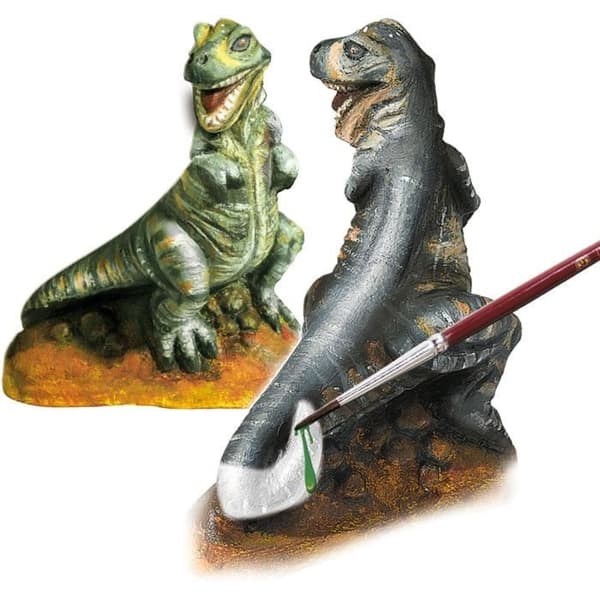 Moulage och målning - SES CREATIVE - T-Rex - 3D gipsdinosaurie