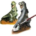 Miniatyrbild 4 av 4: Moulage och målning - SES CREATIVE - T-Rex - 3D gipsdinosaurie
