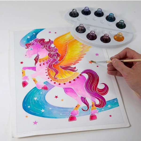 SENTOSPHERE - Aquarellum unicorn pegasus - Blandat - Från 8 år - Innovativ teknik