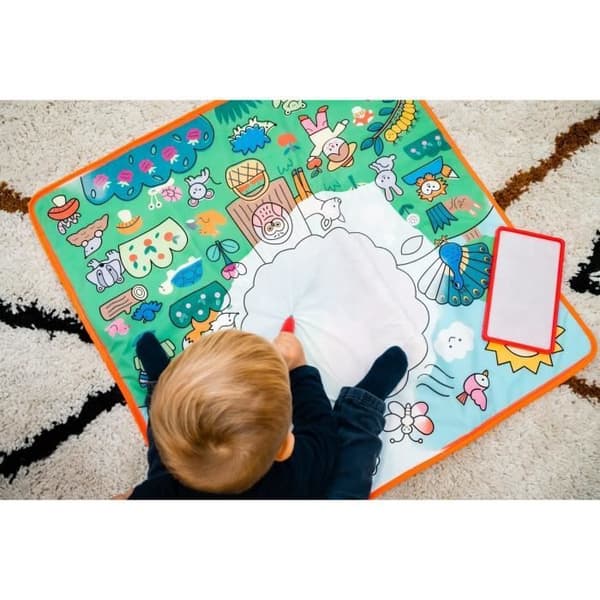 Kreativ aktivitet - NATHAN - Coloréo Baby - Färgläggning med vatten, passande mattor och filt