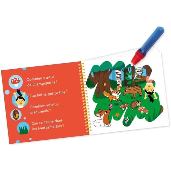 Coloréo - Babydjur - NATHAN - Vattenfärg för barn från 3 år och uppåt