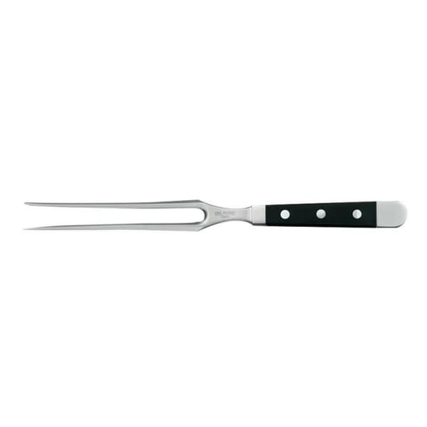 FLEISCHGABEL SERIE ALPHA POM SCHWARZ LÄNGE: 18CM VON GüDE