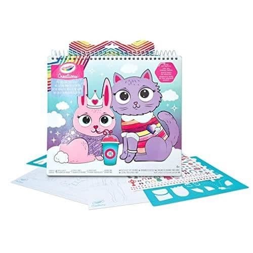 CRAYOLA CREATIONS, KIT SKAPAR BABY ANIMAL FASHION, 40 PAG ALBUM