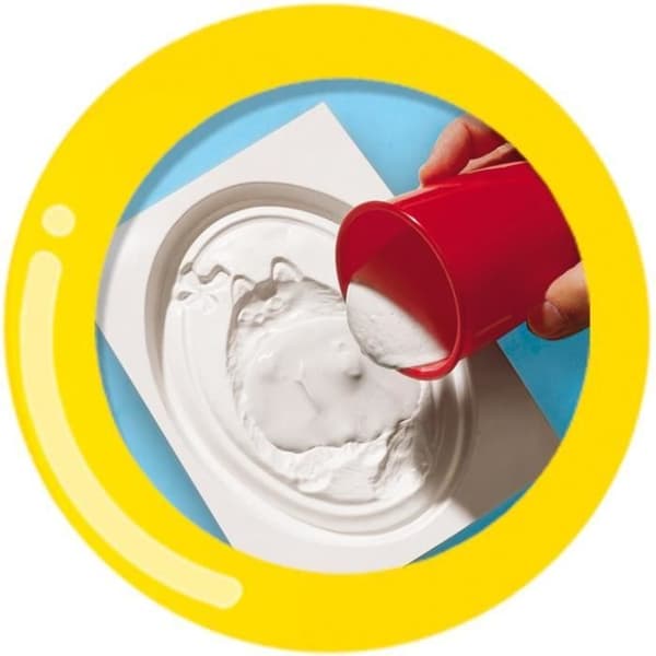 SES CREATIVE - Gips för gjutning - Från 5 år - Transparent