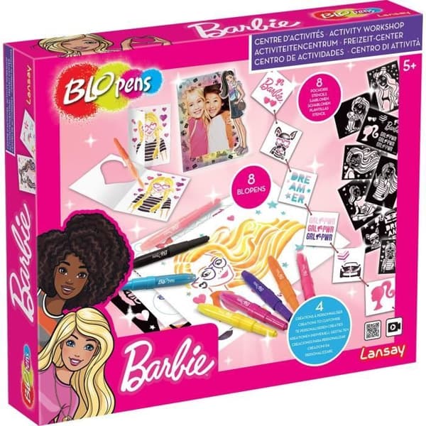 Barbie® BLOPENS Lansay Activity Center - Rita och färglägga från 5 år