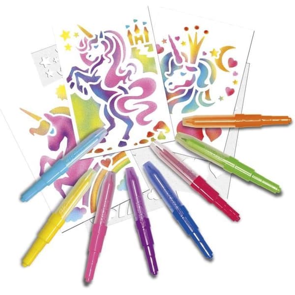 Fantastiska hästar aktivitetsset - LANSAY - BLOPENS - Airbrush effekt - Från 5 år