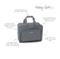 Miniatyrbild 4 av 4: Hobbypresent - Grå - MR4660 Förvaringsväska för symaskin, polyester, grå, 48 x 35 x 7 cm