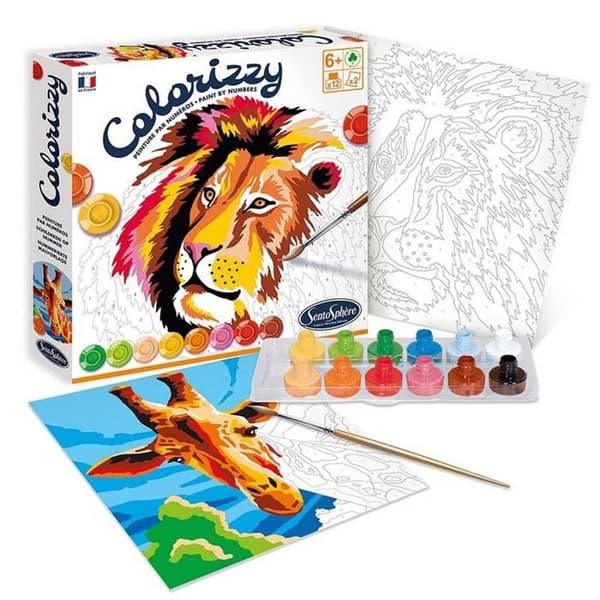 Colorizzy målning - Sentosphere - Savanna - Orange - Barn - 6 år