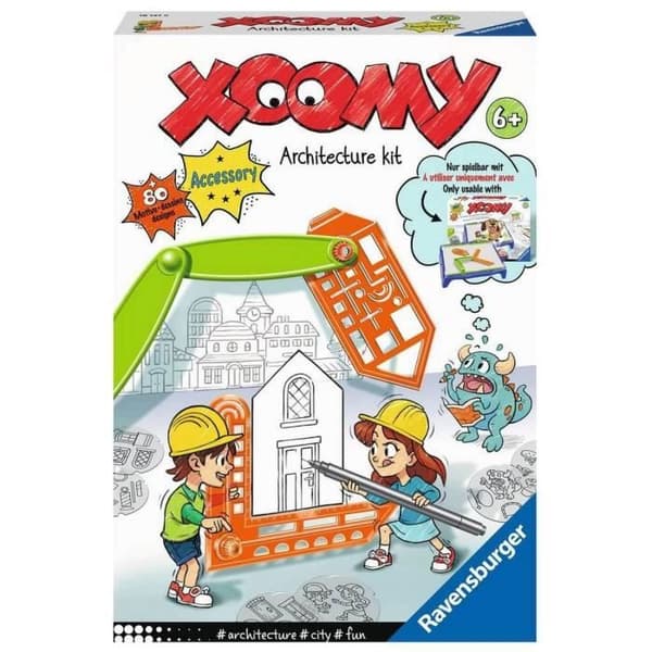 Xoomy Accessory - Ravensburger - Architecture Kit - Blandat - Vit - Från 6 år