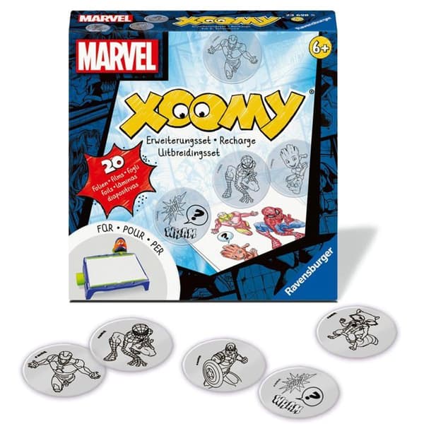 Målarspel - ritning - Ravensburger stencil - 23698 - Marvel Avengers Xoomy, 000