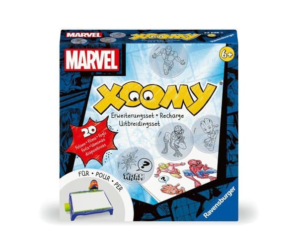 Målarspel - ritning - Ravensburger stencil - 23698 - Marvel Avengers Xoomy, 000