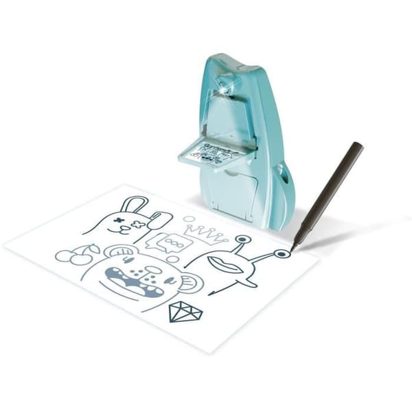 Pocket Magic Lign Projector - Ritningar och färgläggning - Lansay - Från 5 år