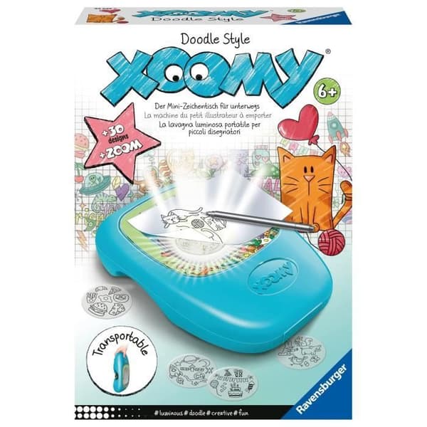 Ritspel - RAVENSBURGER - Xoomy Midi Doodle Style - Barn - Blandat - Rosa - 6 år - Bärbar